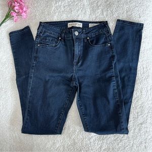 Bullhead Dark Wash High Rise Skinny Jeans